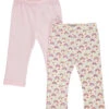 2er-Set: Leggings In Rosa/ Weiß/ Bunt