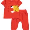 2tlg. Outfit In Rot -Babyprodukte lamino 2tlg outfit in rot