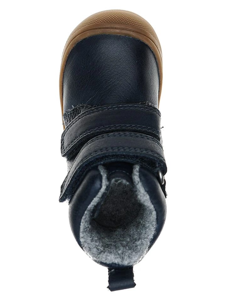 Leder-Winterboots In Dunkelblau 8 Leder-Winterboots In Dunkelblau – Bild 6