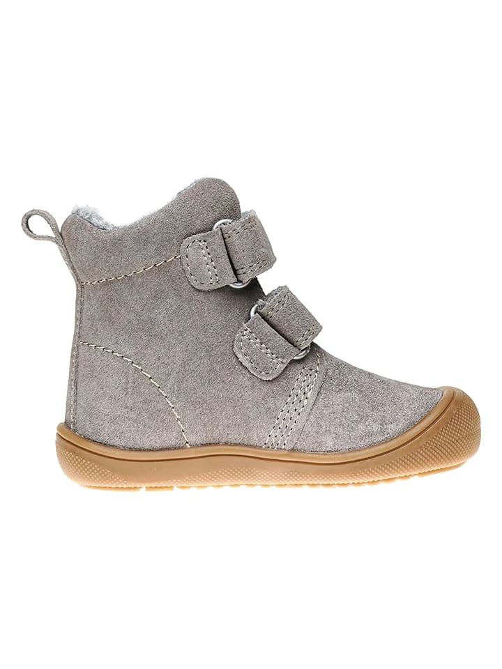 Leder-Winterboots In Grau 5 Leder-Winterboots In Grau – Bild 3