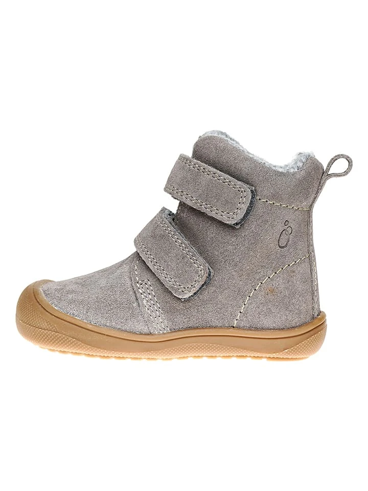 Leder-Winterboots In Grau 3 Leder-Winterboots In Grau