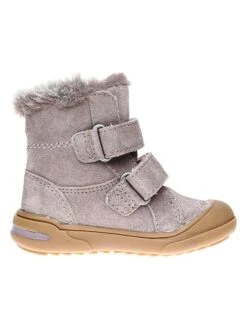 Leder-Winterboots In Mauve -Babyprodukte lamino leder winterboots in mauve 2