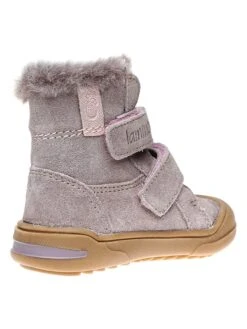 Leder-Winterboots In Mauve -Babyprodukte lamino leder winterboots in mauve 4
