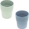 2er-Set: Becher In Mint/ Hellblau - (H)8,5 X Ø 7,2 Cm -Babyprodukte lassig 2er set becher in mint hellblau h 8 5 x o 7 2 cm