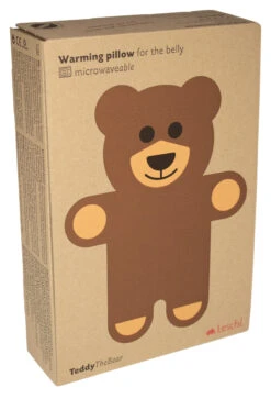 Wärmekissen "Bär Teddy" In Rot -Babyprodukte leschi warmekissen bar teddy in rot 2