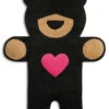Wärmekissen "Bär Teddy Mit Herz" In Schwarz -Babyprodukte leschi warmekissen bar teddy mit herz in schwarz