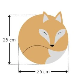 Wärmekissen "Fuchs Luca" In Beige - Ø 25 Cm -Babyprodukte leschi warmekissen fuchs luca in beige o 25 cm 2