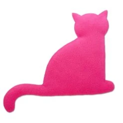 Wärmekissen "Katze Minina" Sitzend In Pink - (L) 30 X (B) 22 Cm