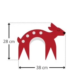 Wärmekissen "Rehkitz Flora" In Rot -Babyprodukte leschi warmekissen rehkitz flora in rot 3