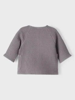 Lil Atelier Cardigan "Limo" In Grau -Babyprodukte lil atelier cardigan limo in grau 1