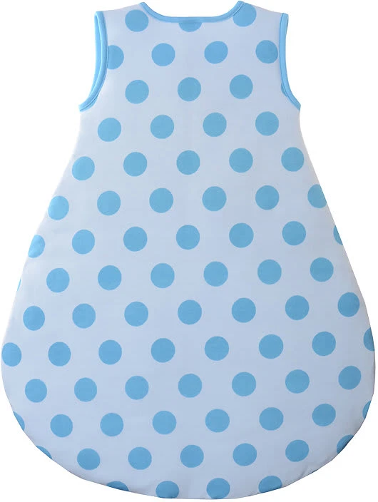 Schlafsack Mit Reißverschluss 90 Cm Wattiert, Hellblau 4 Schlafsack Mit Reißverschluss 90 Cm Wattiert, Hellblau – Bild 2