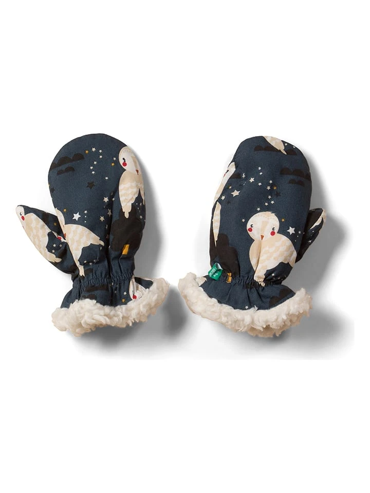 Fäustlinge "Winter Owls" In Dunkelblau 3 Fäustlinge "Winter Owls" In Dunkelblau