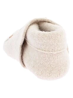 Hausschuhe ""Newborn" Teddybär" In Beige -Babyprodukte living kitzbuhel hausschuhe newborn teddybar in beige 3