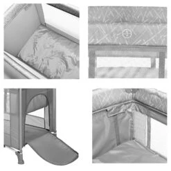 Reisebett Torino 2 Ebenen In Rosa -Babyprodukte lorelli reisebett torino 2 ebenen in rosa 3