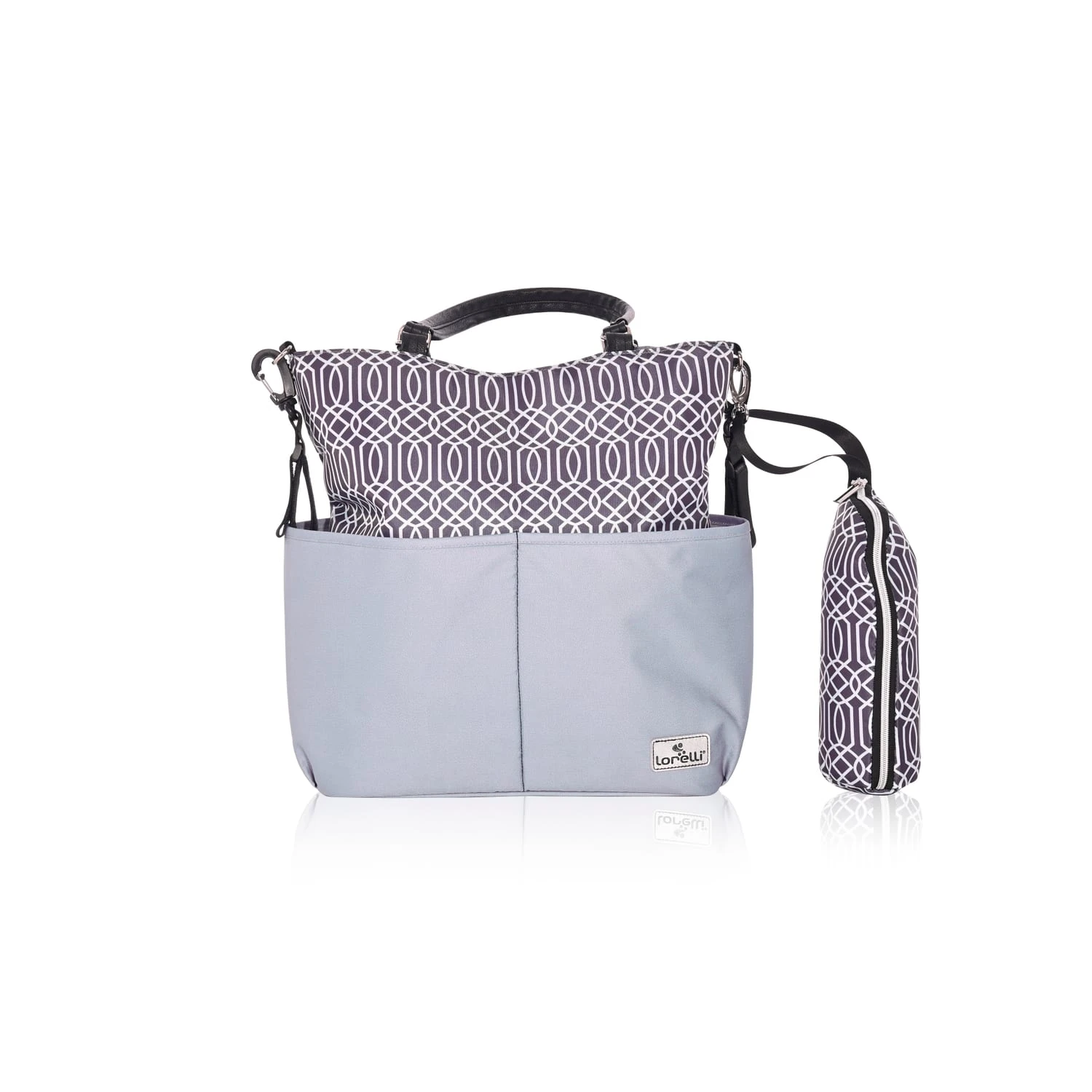 Wickeltasche Laura In Grau 4 Wickeltasche Laura In Grau – Bild 2