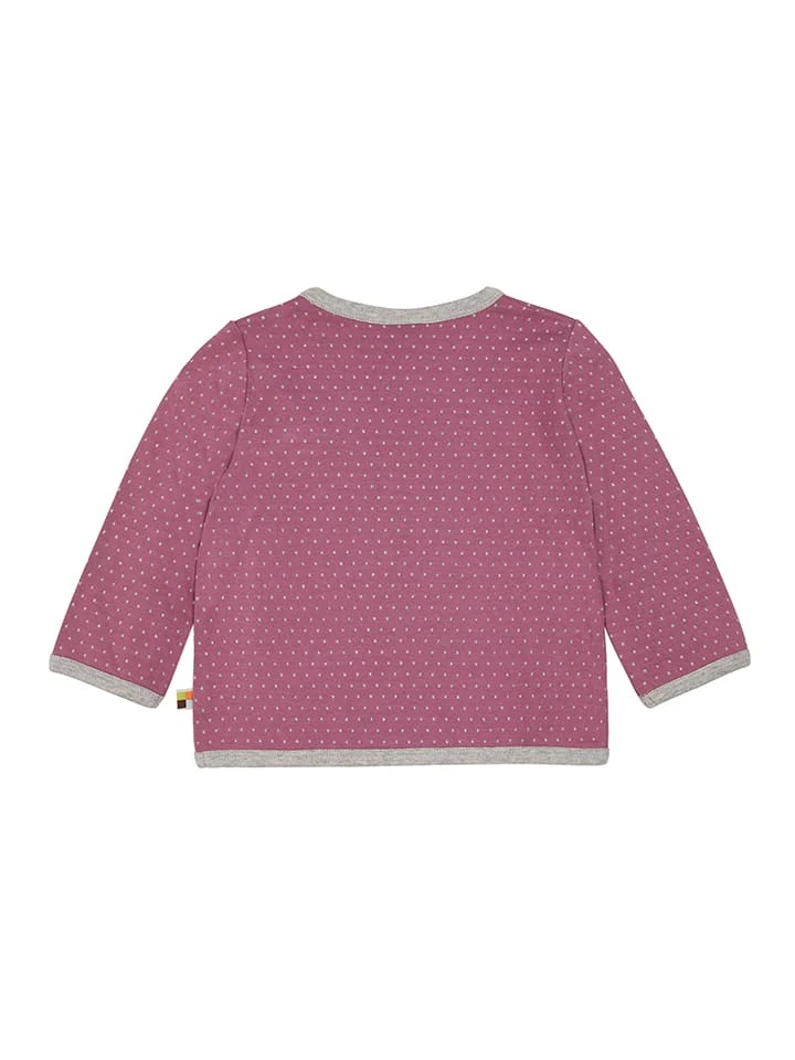 Cardigan "Doubleface" In Lila 4 Cardigan "Doubleface" In Lila – Bild 2