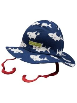 Hut In Dunkelblau/ Weiß