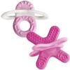 MAM Beißring Set Bite & Relax, Rosa, 2-tlg. -Babyprodukte mam beissring set bite and relax rosa 2 tlg
