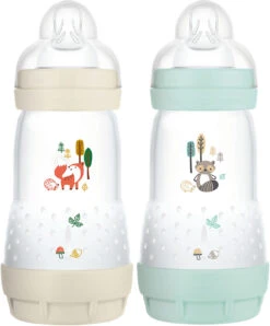 MAM Easy Start Elements, 260 Ml, Fuchs/Waschbär, 2er Set