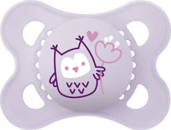 MAM Original Pure 0-6 Latex Schnuller - 2er Set, Fuchs/Eule -Babyprodukte mam original pure 0 6 latex schnuller 2er set fuchs eule 2