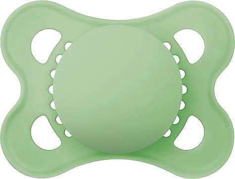 MAM Original Pure Silikon, 0-6 Monate, 2er Set , Grün/beige 4 MAM Original Pure Silikon, 0-6 Monate, 2er Set , Grün/beige – Bild 2