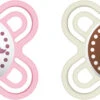 MAM Schnuller Perfect Start, Silikon, Gr. 0, 2 Stk, Maus/Blume