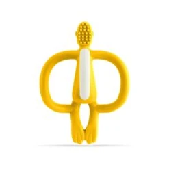 Matchstick Monkey Beißring / Zahnungshilfe Affe Original Gelb -Babyprodukte matchstick monkey matchstick monkey beissring zahnungshilfe affe original gelb 1