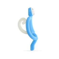 Matchstick Monkey Beißring / Zahnungshilfe Affe Original Hellblau