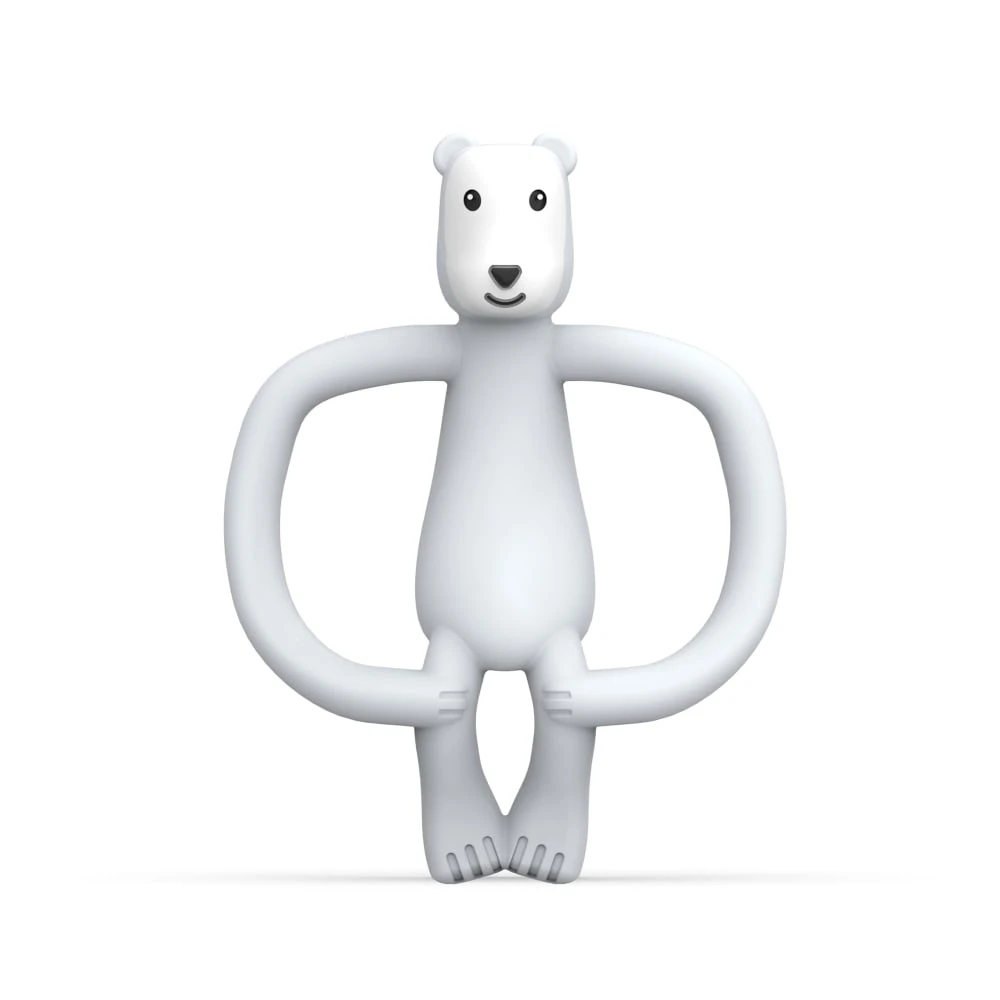 Matchstick Monkey Beißring / Zahnungshilfe Für Wundes Zahnfleisch Pomelo Eisbär 3 Matchstick Monkey Beißring / Zahnungshilfe Für Wundes Zahnfleisch Pomelo Eisbär