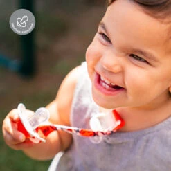 Medela Schnullerkette Rosé -Babyprodukte medela schnullerkette rose 1