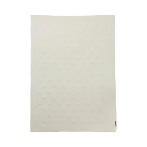 Babydecke Knots Gestrickt 75x100 Cm In Weiß 4 Babydecke Knots Gestrickt 75x100 Cm In Weiß – Bild 2