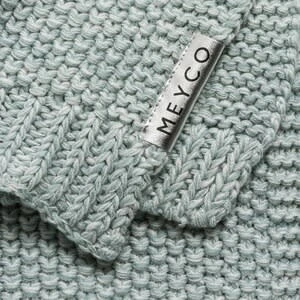 Babydecke Relief Mixed 75x100 Cm In Grün 5 Babydecke Relief Mixed 75x100 Cm In Grün – Bild 3