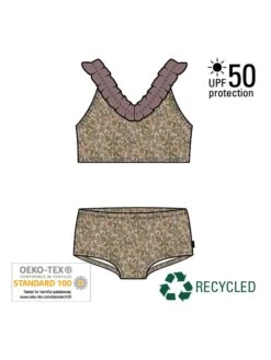 Mikk-Line Bikini In Rosa/ Grün -Babyprodukte mikk line bikini in rosa grun 2