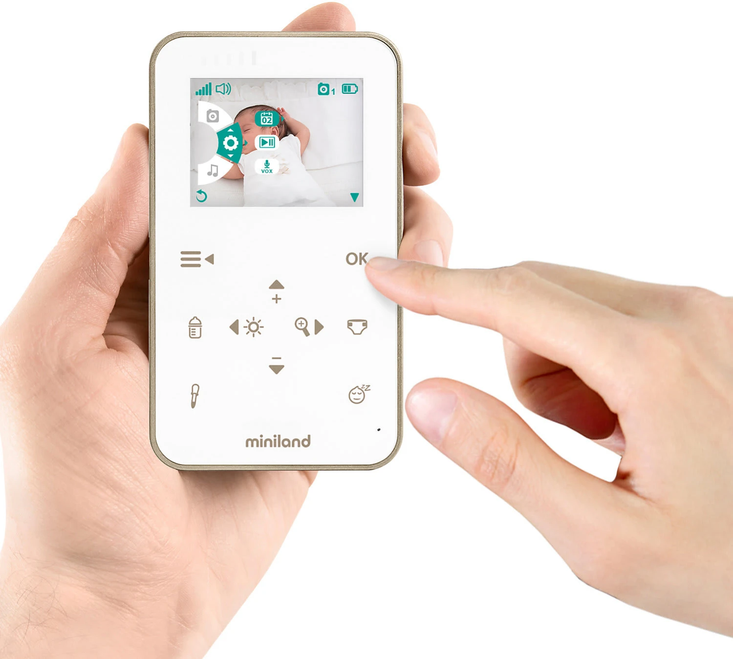 Miniland 2,4" Video Babyphone Digimonitor 7 Miniland 2,4" Video Babyphone Digimonitor – Bild 5