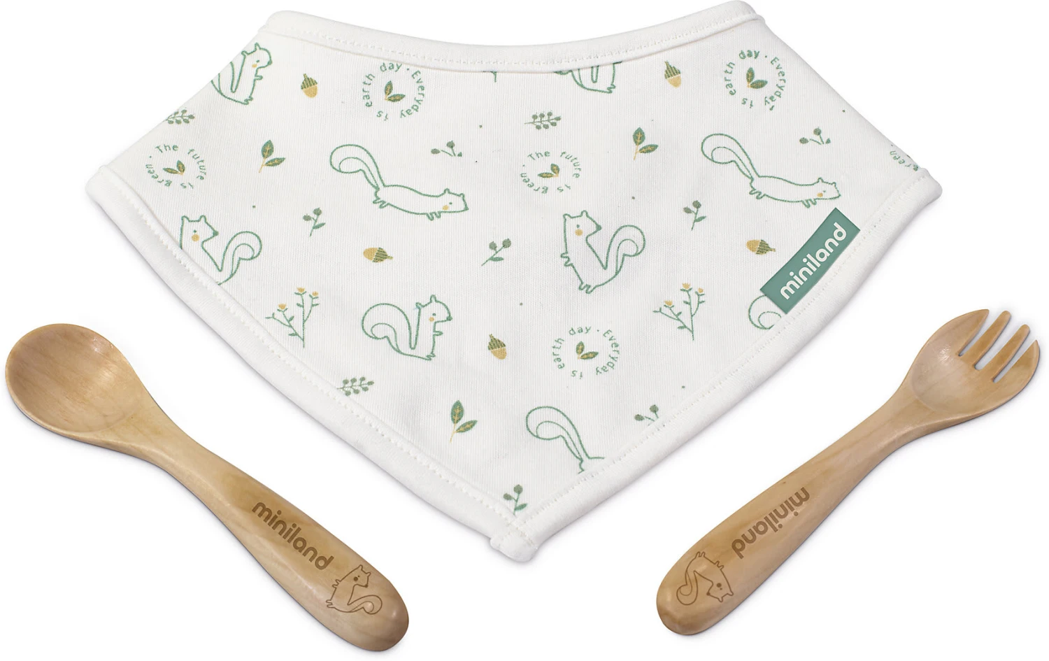 Miniland Picneat Eichhörnchen, Inkl. Gabel & Löffel 3 Miniland Picneat Eichhörnchen, Inkl. Gabel & Löffel