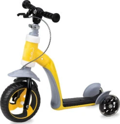 ELIOS 2 In 1 Laufrad Und Scooter, Gelb -Babyprodukte momi elios 2 in 1 laufrad und scooter gelb 5