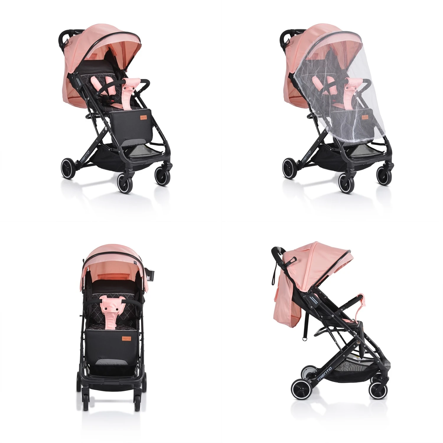 Kinderwagen Buggy Trento In Rosa 4 Kinderwagen Buggy Trento In Rosa – Bild 2