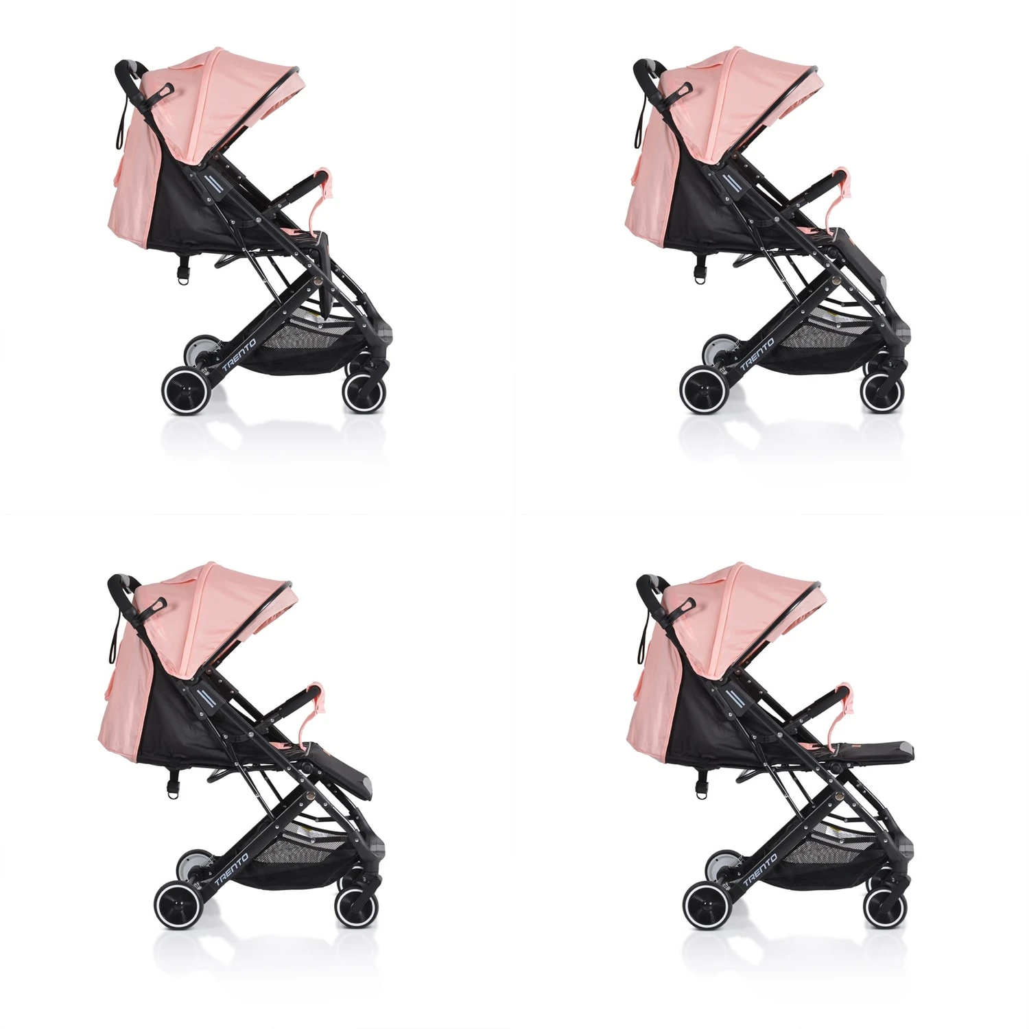 Kinderwagen Buggy Trento In Rosa 5 Kinderwagen Buggy Trento In Rosa – Bild 3