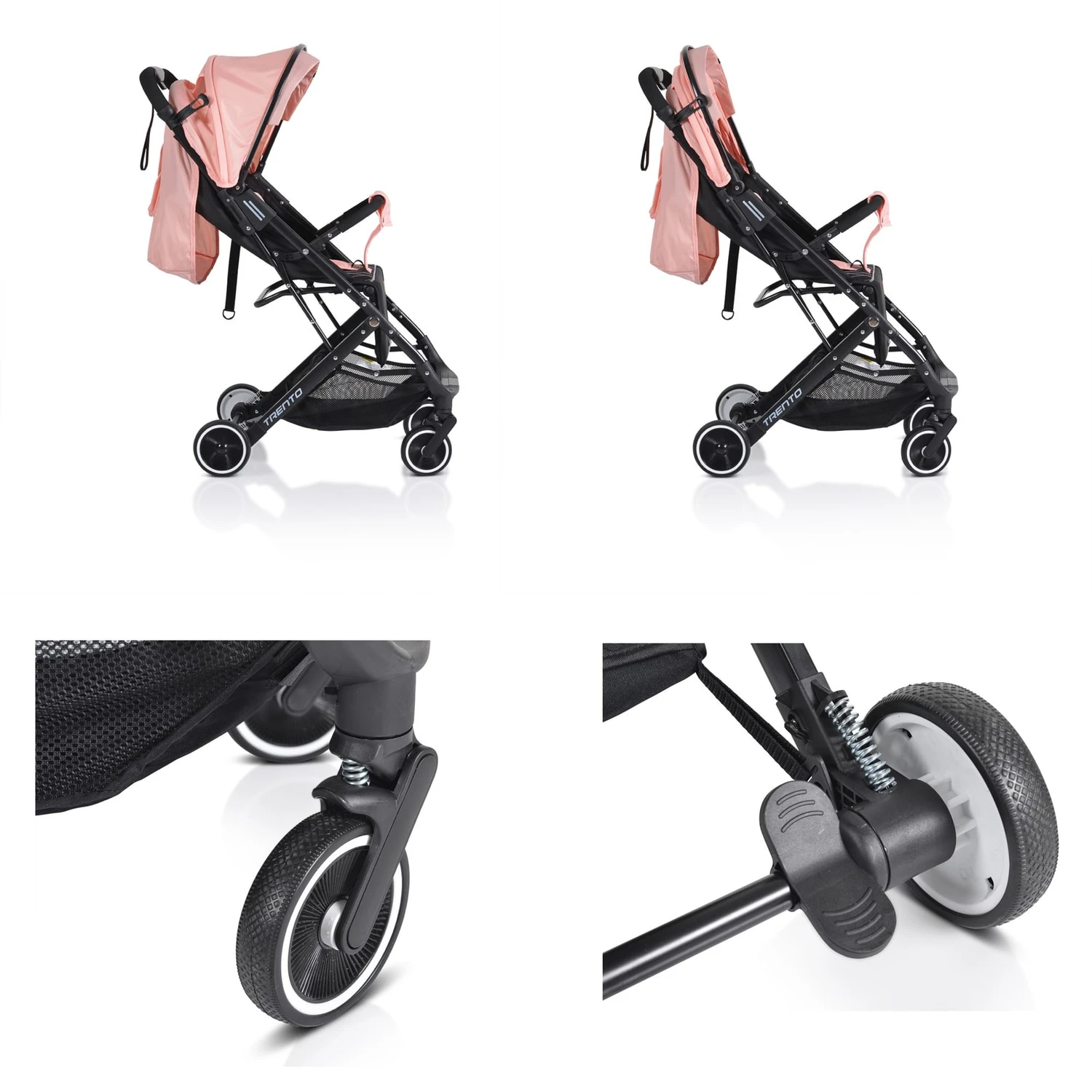 Kinderwagen Buggy Trento In Rosa 6 Kinderwagen Buggy Trento In Rosa – Bild 4