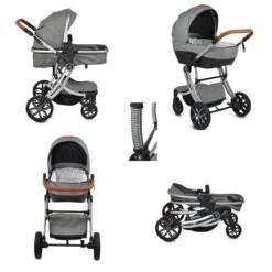 Kinderwagen Polly 3 In 1 In Grau -Babyprodukte moni kinderwagen polly 3 in 1 in grau 3