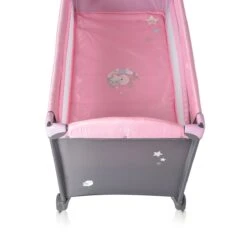 Reisebett Sleepy Rollen In Rosa -Babyprodukte moni reisebett sleepy rollen in rosa 1