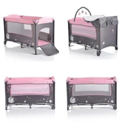 Reisebett Sleepy Rollen In Rosa -Babyprodukte moni reisebett sleepy rollen in rosa 2