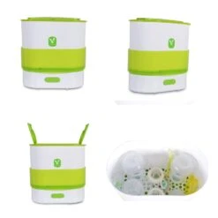 Sterilisator, Flaschenwärmer, Dampfgarer 3 In 1 In Grün 11 Sterilisator, Flaschenwärmer, Dampfgarer 3 In 1 In Grün -Babyprodukte moni sterilisator flaschenwarmer dampfgarer 3 in 1 in grun 4