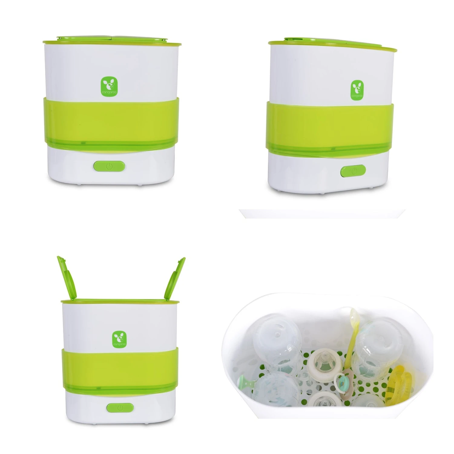 Sterilisator, Flaschenwärmer, Dampfgarer 3 In 1 In Grün 7 Sterilisator, Flaschenwärmer, Dampfgarer 3 In 1 In Grün – Bild 5