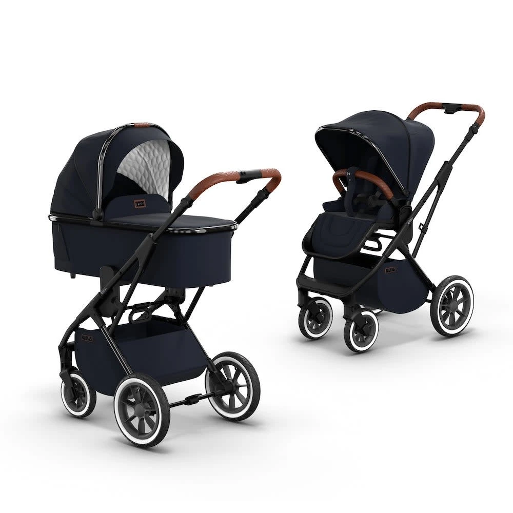 Kombi-Kinderwagen Moon Kombikinderwagen In Blau 3 Kombi-Kinderwagen Moon Kombikinderwagen In Blau