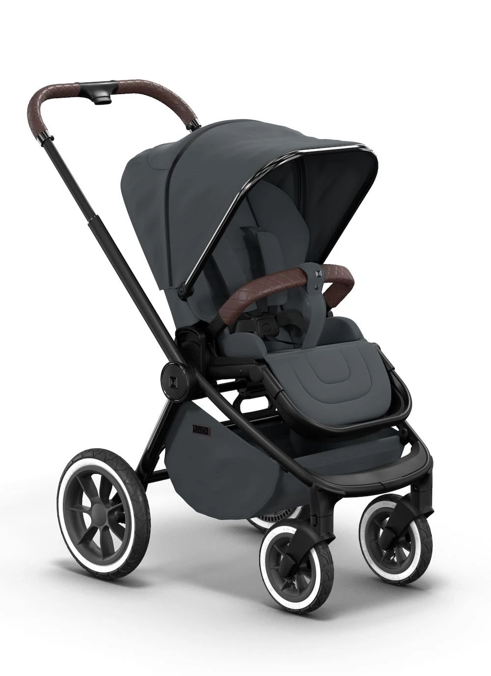 Kombi-Kinderwagen Moon Kombikinderwagen In Grau 6 Kombi-Kinderwagen Moon Kombikinderwagen In Grau – Bild 4