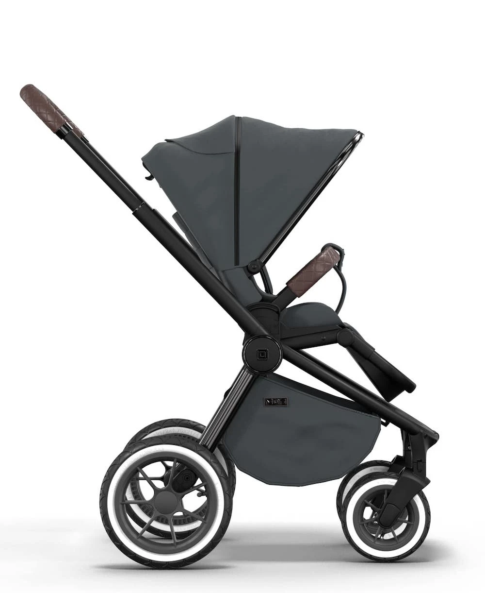 Kombi-Kinderwagen Moon Kombikinderwagen In Grau 7 Kombi-Kinderwagen Moon Kombikinderwagen In Grau – Bild 5