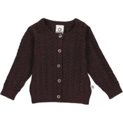 Babystrickjacke In Coffee