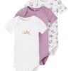 NAME IT Baby Body Kurzarm 3er Pack In Valerian 2 NAME IT Baby Body Kurzarm 3er Pack In Valerian -Babyprodukte name it baby body kurzarm 3er pack in valerian