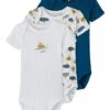 NAME IT Kurzarmbody 3er Pack In Legion Blue -Babyprodukte name it kurzarmbody 3er pack in legion blue